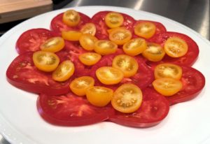 Tomato Salad - Red and Yellow Tomatoes